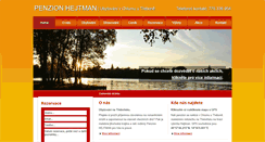 Desktop Screenshot of penzionhejtman.com